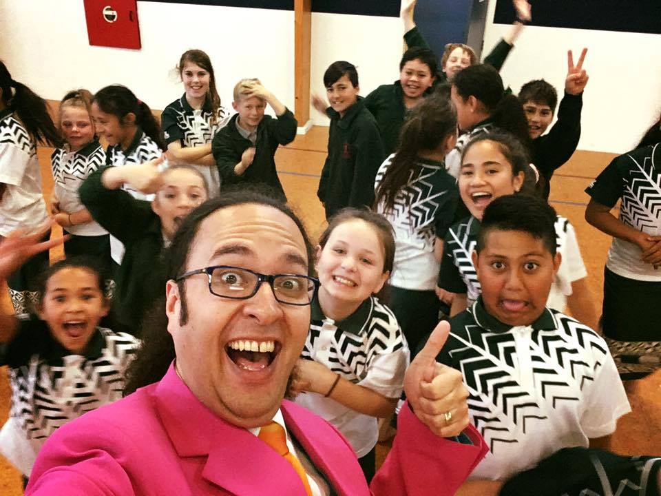 Chris Lam Sam at St James School, Christchurch